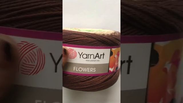 Подробный обзор пряжи YarnArt Flowers(Хлопок с полиакрилом секционного крашения) №272