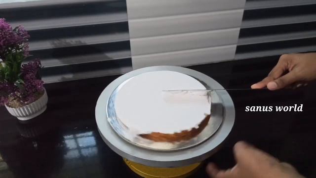 1 kg വൈറ്റ് ഫോറെസ്റ്റ് കേക്ക് റെസിപ്പി|1 kg white forest cake recipe malayalam|sanus world|