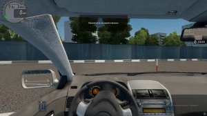City Car Driving (обучение) -  упражнение "разворот" | Logitech g29