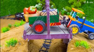 Самодельный трактор на мини ферме #2