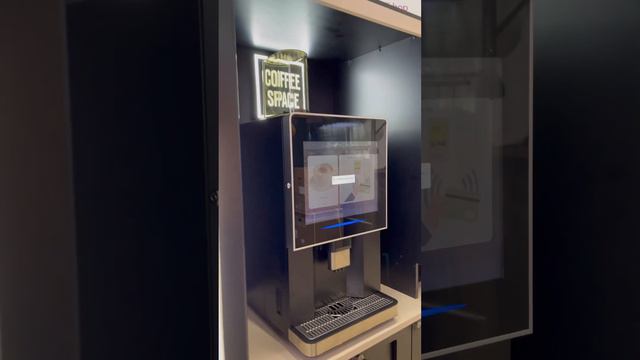 Кофейня самообслуживания COFFEE SPACE SLIM (микромаркет) от VendShop. Вендинговый бизнес 2023