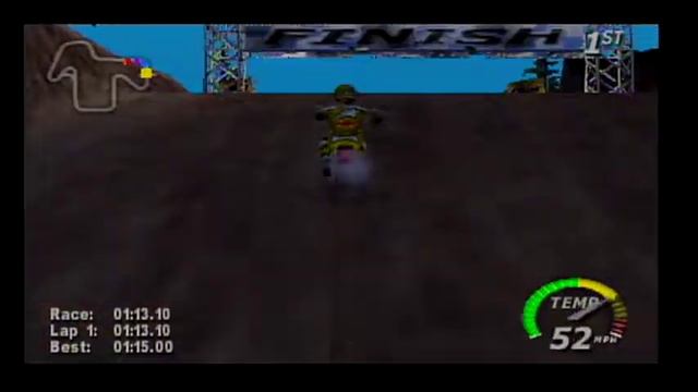 Excitebike 64 - (Course 2) Mountain Quarry [N64] смотреть онлайн