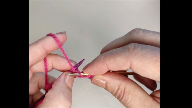Учимся вязать. Изнаночные петли. Платочная вязка