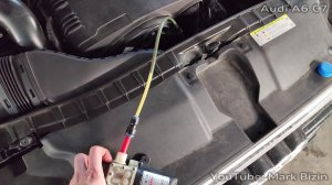 Audi A6 C7 Откачивание масла через щуп 2.0 TFSI / Pumping oil through a dipstick