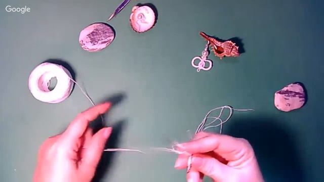 Фриволите иглой МК создание украшения сережки фриволите