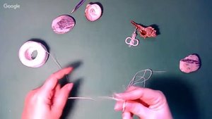 Фриволите иглой МК создание украшения сережки фриволите