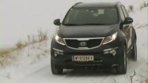 KIA Sportage (КИА Спортейдж) - зима тест драйв, off road