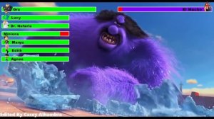 Despicable Me 2 (2013) Final Battle with healthbars