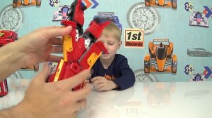 Новый Тобот трансформер. Трансформируем робота в пожарную машинку.