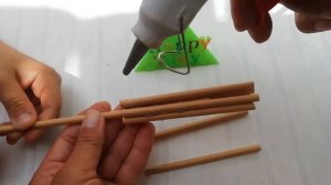 Поделки для детей  / Как просто сделать пулемёт из трубочек / Поделки из трубочек