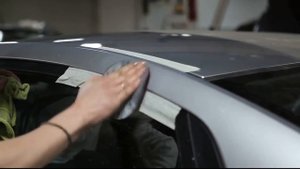 Устранения дефекта покраски и шлифовка кузова автомобиля