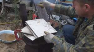 Резиновая плитка из автомобильных шин очень бюджетный вариант