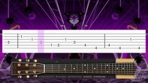 Undertale - Spider Dance - Guitar tutorial (TAB)
