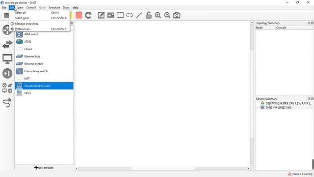 Configuración de Docker en GNS3 смотреть онлайн