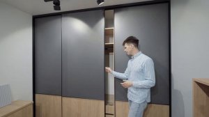 СУПЕР шкаф в стиле минимализм! / Обзор шкафа-купе с системой Aristo Slim Line / Кухни Ростов
