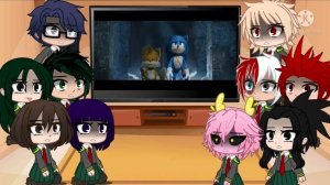 Class 1-A Reacts SONIC THE HEDGEHOG 2 FINALE TRAILER (MHA)