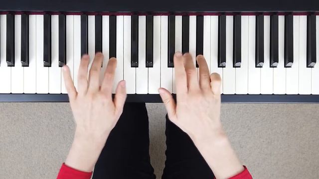 How to play B Major Scale 2 OCTAVES on the Piano (Right & Left Hand - Correct Fingering) смотреть онлайн