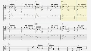 Wish you were here - Pink Floyd guitar lesson (tabs and notations)
