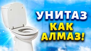 БЕЛОСНЕЖНЫЙ УНИТАЗ вам гарантирован. Очистить унитаз от мочевого камня и ржавчины