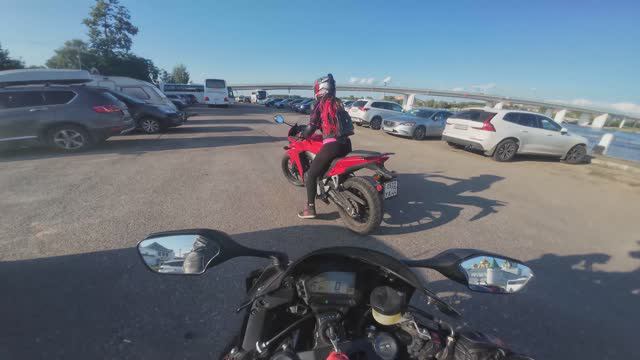 По городу с мотодевушкой ч.3