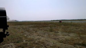 Взлёт Ил-76 с грунта