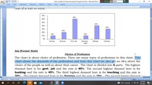 graph and chart  hsc level  choice of profession