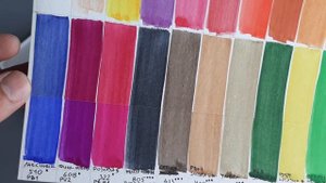 Светостойкость №6. Акварель Невская Палитра: Белые Ночи и Ладога. Современная и 20-летняя версия