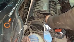 VW 1.6 BSE 106 000 km свечи зажигания