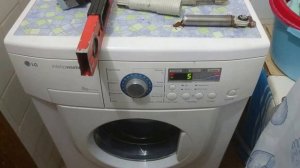 LG WD 10170 ND замена амортизаторов | Podkluchaem.by