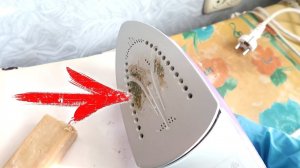 ЛЮБИМЫЙ СПОСОБ очистить подошву утюга ХОЗЯЙСТВЕННЫМ МЫЛОМ