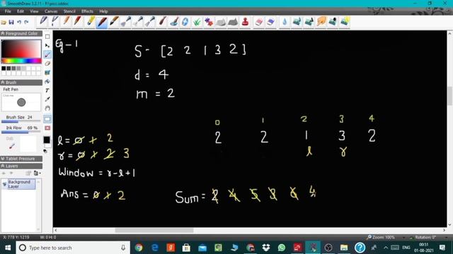 Subarray Division HackerRank Solution смотреть онлайн