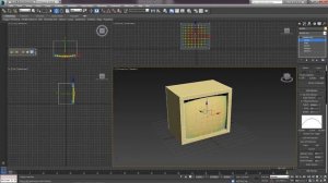 3D Max. Упражнение №7.  Работа с модификатором Edit Poly. Телевизор.