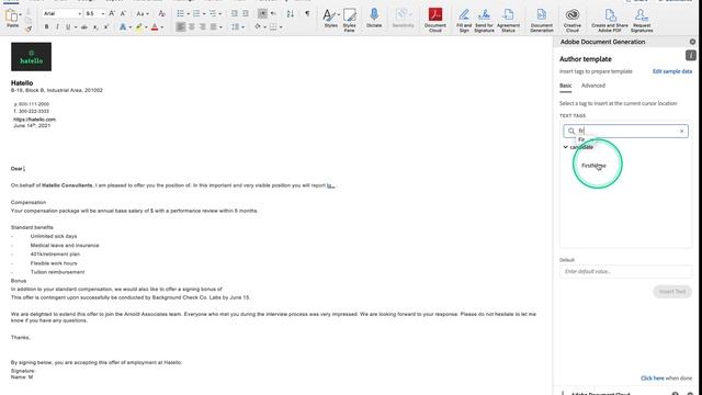 Adobe Document Generation APIs