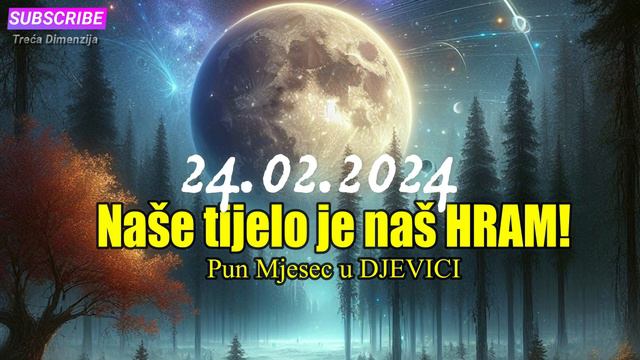 Pun Mjesec u Djevici 24.2. – Naše TIJELO je naš HRAM! смотреть онлайн