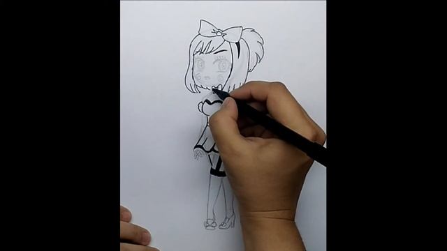 Как нарисовать персонажа gacha life // гача лайф // мультперсонаж