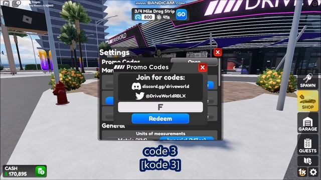 *NEW CODES* [JOBS] Drive World ROBLOX | ALL CODES | APRIL 3, 2023 смотреть онлайн