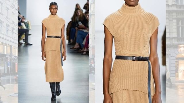 Вязаный свитер и кардиган ? Стиль Oversize, объемные рукава Мода осень-зима тренды 2020-2021