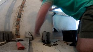 Кладка шлакоблока. Перегородка из шлакоблока. Киев!!!