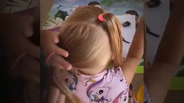 Прическа для девочки на каждый день