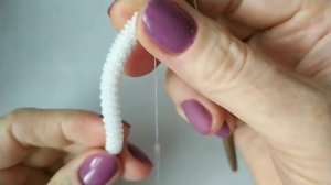 жгут лариант из бисера/ вязание крючком для начинающих