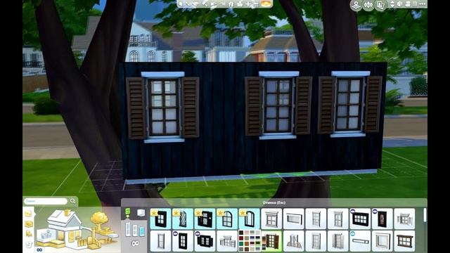 The Sims 4 Домик на дереве/sims 4 как построить дом на дереве/читкоды для sims 4