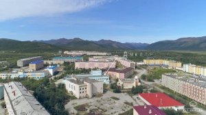 г. Билибино с высоты (Чукотка)