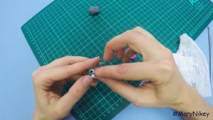 Котенок кавайи из полимерной глины Fimo. Мастер класс по лепке.