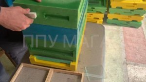 ПОЛНЫЙ ОБЗОР 6 рамочного улья ППУ МАГАС- НУКЛЕУС на 4 МАТКИ