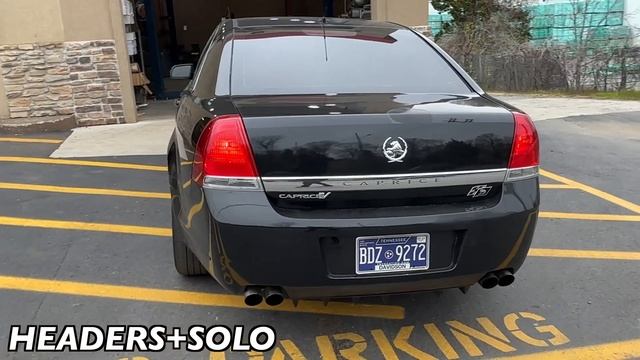 Chevy Caprice 6.0L V8: Headers+Borla Vs Headers+Solo! смотреть онлайн