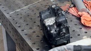 РЕМОНТ АЛЮМИНИЕВОЙ КРЫШКИ МОТОРА МОТОЦИКЛА