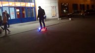 Подсветка тюнинг гироскутера Kiwano,самый гламурный катаюсь на мотоцикле Минск Блондин