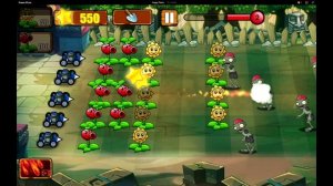 Игра Angry Plants Разъяренные растения (Растения против Зомби) прохождение 2 уровень