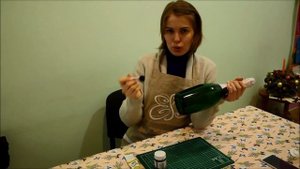 Покраска бутылок