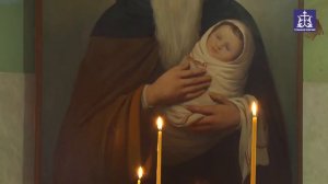 Образ преподобного Стилиана Пафлагонского в храме  во имя свв. ап. Петра и Павла г. Тулы